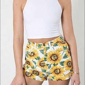 American Apparel Sunflower Shorts